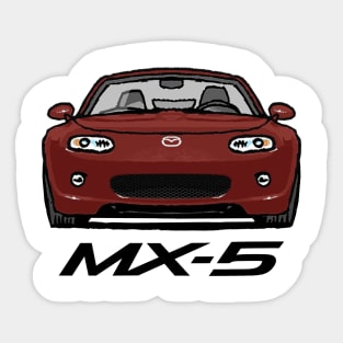 MX5 NC1 Copper Red Sticker